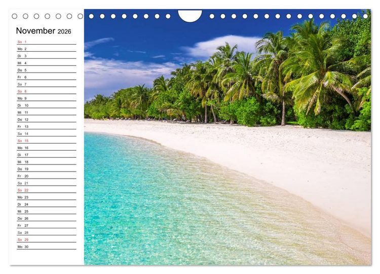 Produktbild: Traumstr&auml;nde in der Karibik (Wandkalender 2026 DIN A4 quer), CALVENDO Monatskalender