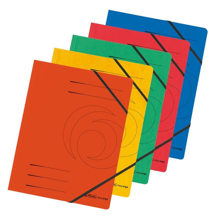 Produktbild: Herlitz Eckspanner Quality A4 farbig 5er Set