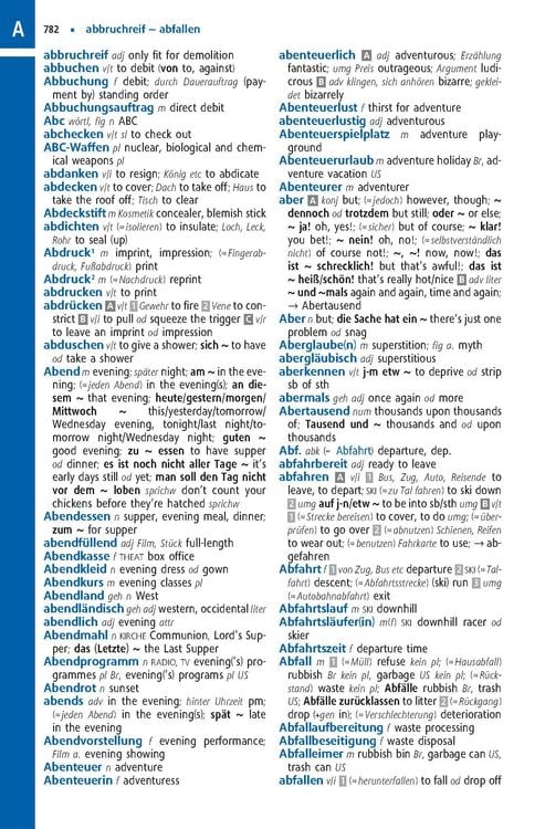 Produktbild: Langenscheidt Abitur-W&ouml;rterbuch Englisch Klausurausgabe