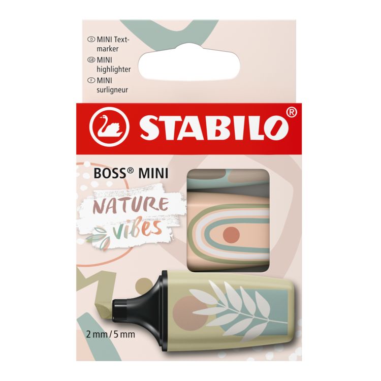 Produktbild: STABILO Textmarker BOSS MINI Naturevibes