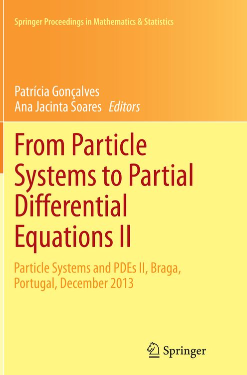 Produktbild: From Particle Systems to Partial Differential Equations II