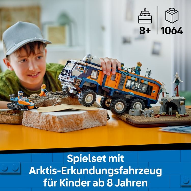 Produktbild: LEGO City Arktis-Truck mit Labor Spielset, Spielzeug f&uuml;r Kinder 60471