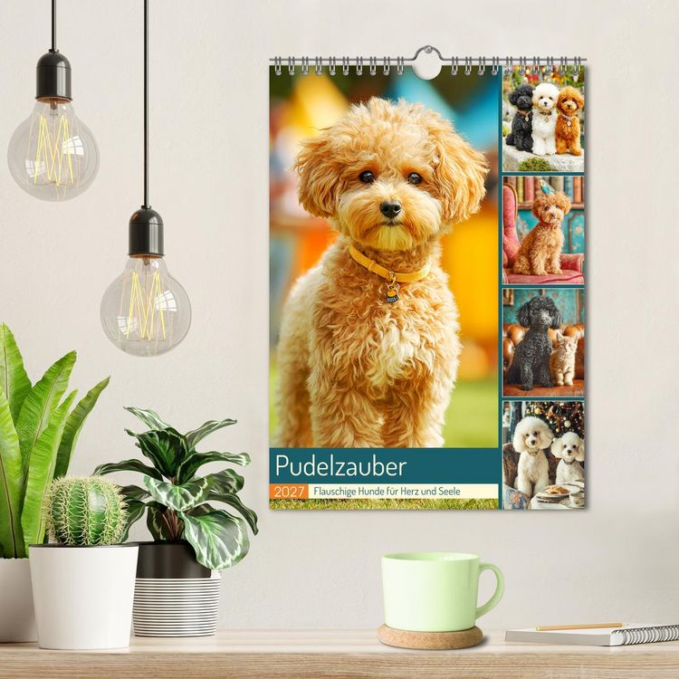 Produktbild: Pudelzauber. Flauschige Hunde f&uuml;r Herz und Seele (Wandkalender 2027 DIN A4 hoch), CALVENDO Monatskalender