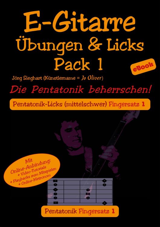 Produktbild: E-Gitarre &Uuml;bungen und Licks Pack 1 - Die Pentatonik beherrschen
