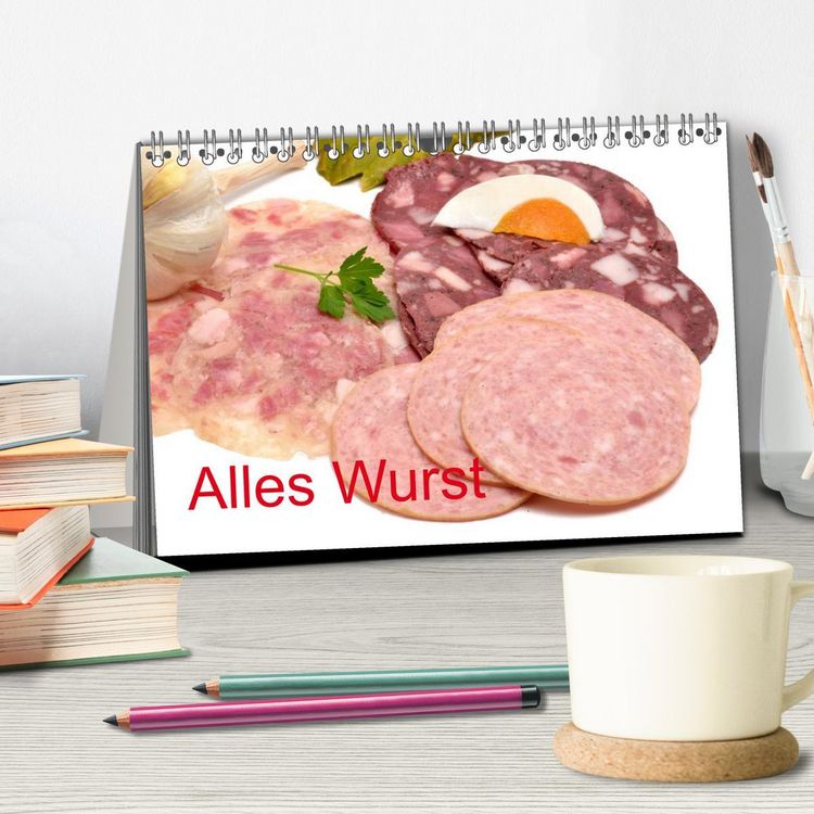 Produktbild: Alles Wurst (Tischkalender 2026 DIN A5 quer), CALVENDO Monatskalender
