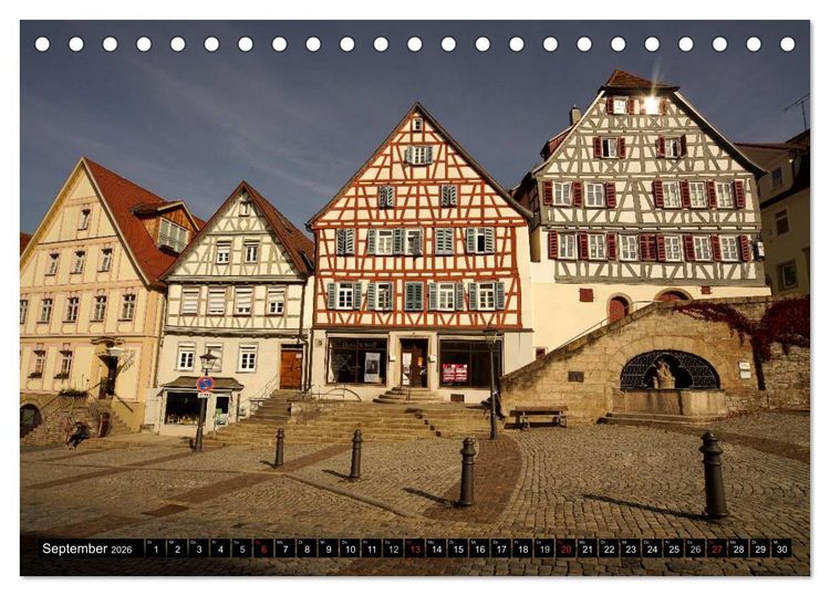 Produktbild: Baden-W&uuml;rttemberg (Tischkalender 2026 DIN A5 quer), CALVENDO Monatskalender