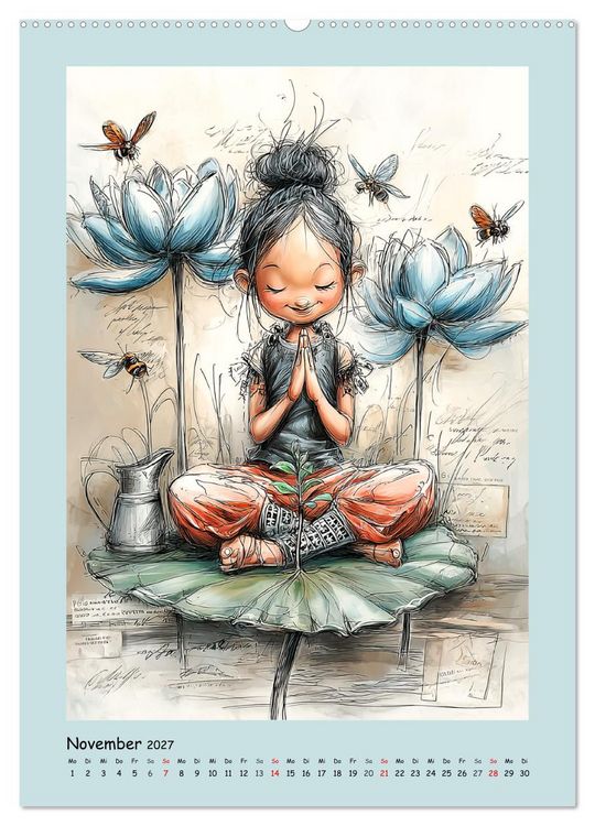 Produktbild: Kleine Wunder. Fantasie zwischen Zeit, Herz und Poesie (hochwertiger Premium Wandkalender 2027 DIN A2 hoch), Kunstdruck in Hochglanz