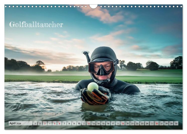 Produktbild: Lustige Berufe (Wandkalender 2026 DIN A3 quer), CALVENDO Monatskalender