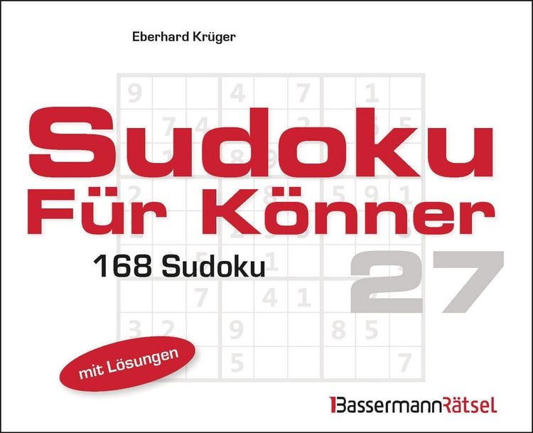 Produktbild: Sudoku f&uuml;r K&ouml;nner 27