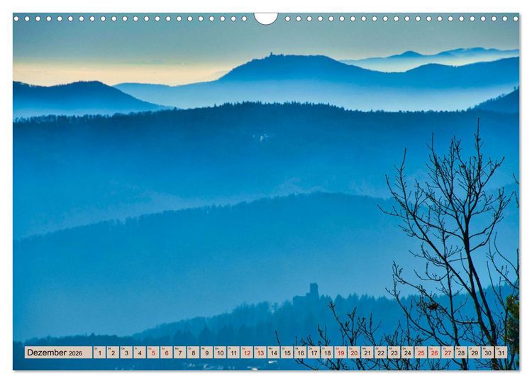 Produktbild: Vogesen - wundersch&ouml;n (Wandkalender 2026 DIN A3 quer), CALVENDO Monatskalender