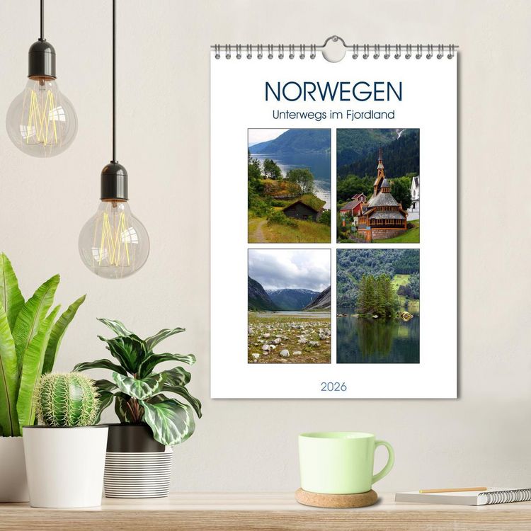 Produktbild: Norwegen - Unterwegs im Fjordland (Wandkalender 2026 DIN A4 hoch), CALVENDO Monatskalender