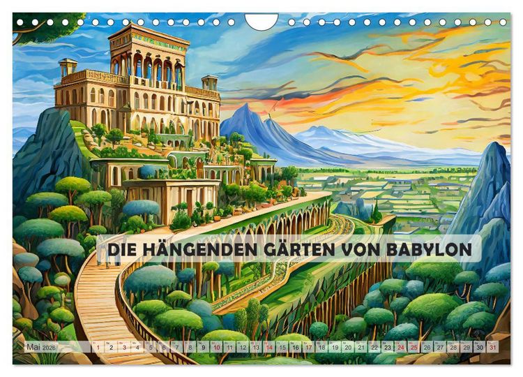 Produktbild: Sagenhafte Orte und Mythen (Wandkalender 2026 DIN A4 quer), CALVENDO Monatskalender