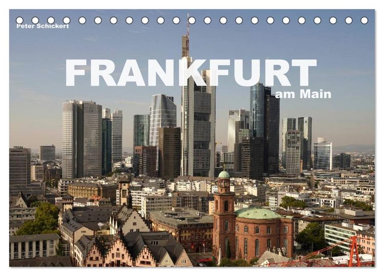 Produktbild: Frankfurt am Main (Tischkalender 2026 DIN A5 quer), CALVENDO Monatskalender