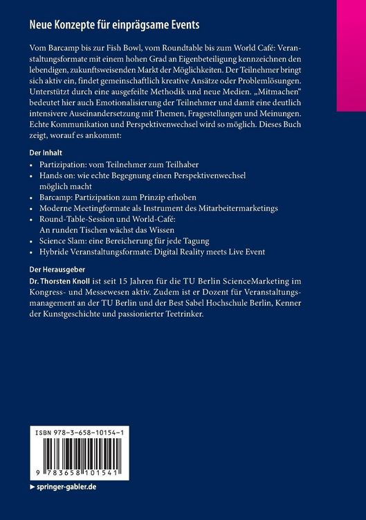 Produktbild: Neue Konzepte f&uuml;r einpr&auml;gsame Events