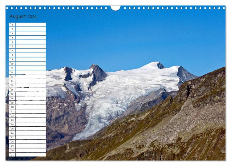 Produktbild: Der Gro&szlig;venediger 3666m (Wandkalender 2026 DIN A3 quer), CALVENDO Monatskalender