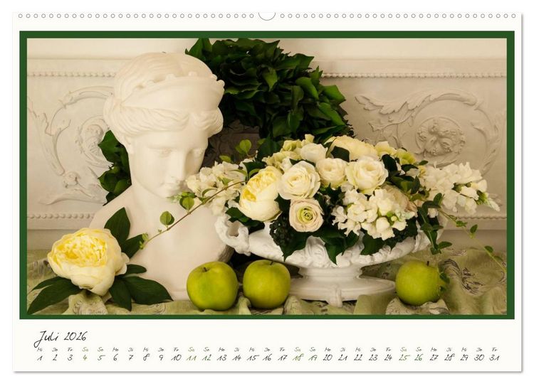 Produktbild: Raum f&uuml;r Blumen (Wandkalender 2026 DIN A2 quer), CALVENDO Monatskalender