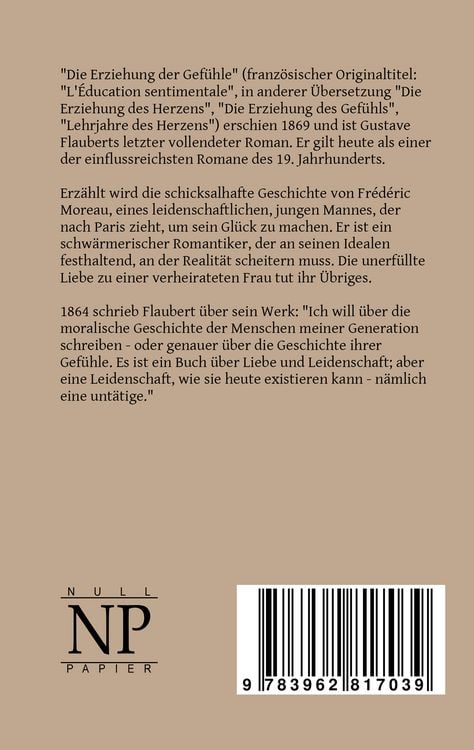 Produktbild: Die Erziehung des Herzens