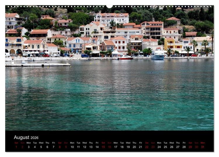 Produktbild: Kefalonia - Dreams of Greece (High Quality Premium Wall Calendar 2026 DIN A2 landscape),CALVENDO 12 Month Wall Calendar