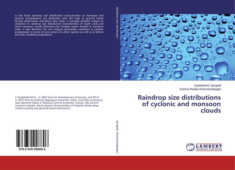 Produktbild: Raindrop size distributions of cyclonic and monsoon clouds