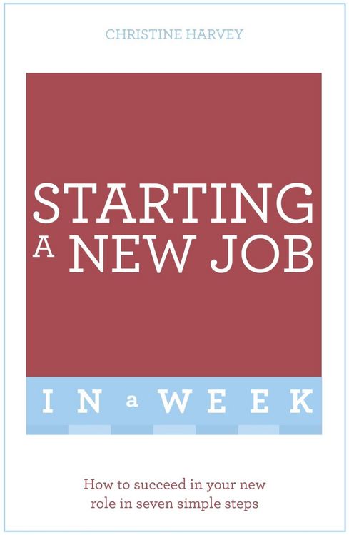Produktbild: Starting A New Job In A Week
