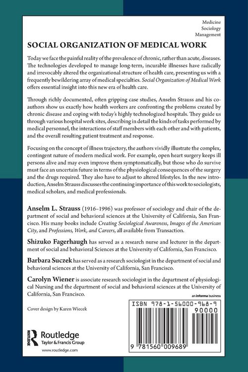 Produktbild: Social Organization of Medical Work