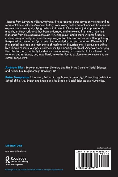Produktbild: Violence from Slavery to #BlackLivesMatter