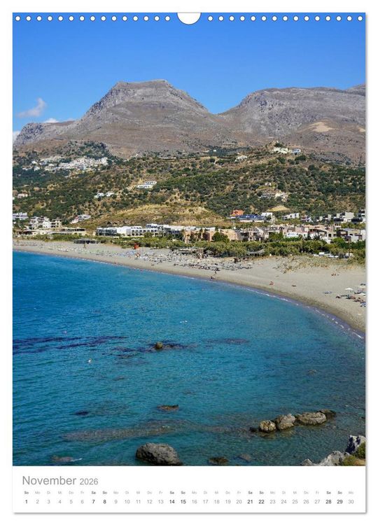 Produktbild: Kreta - Sonne, Meer und griechische Lebensart (Wandkalender 2026 DIN A3 hoch), CALVENDO Monatskalender