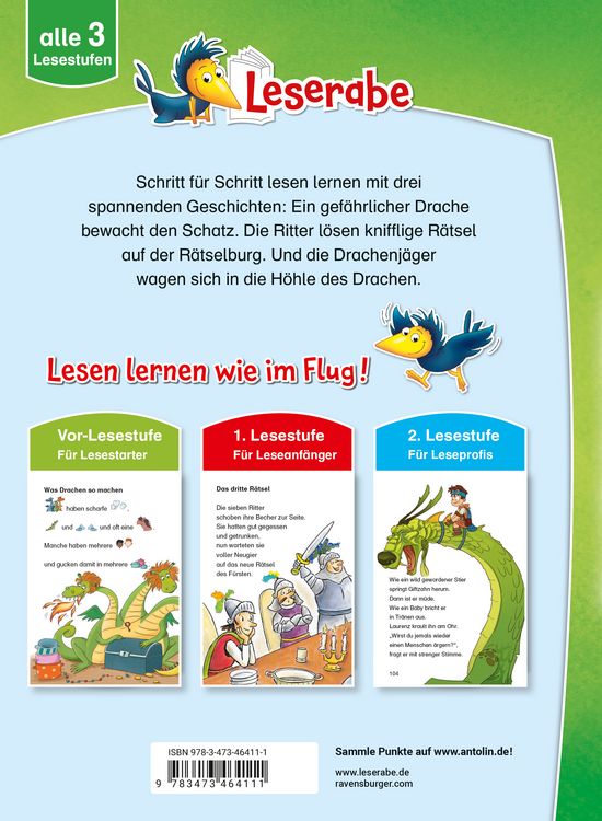 Produktbild: Leserabe Sonderausgaben - Ritter- und Drachengeschichten zum Lesenlernen
