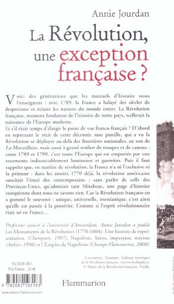 Produktbild: La R&eacute;volution, une exception fran&ccedil;aise ?