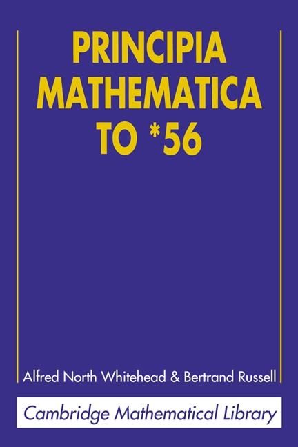 Produktbild: Principia Mathematica to *56
