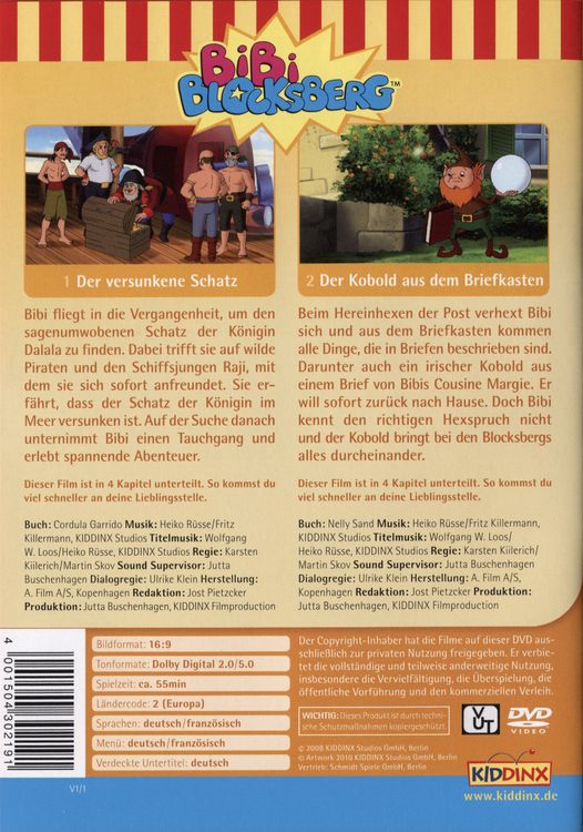 Produktbild: Bibi Blocksberg - Der versunkene Schatz/Der Kobold aus dem Briefkasten