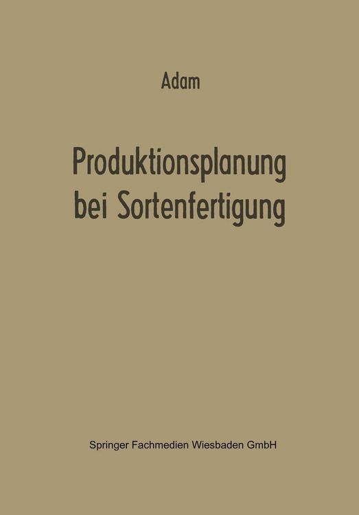 Produktbild: Produktionsplanung bei Sortenfertigung