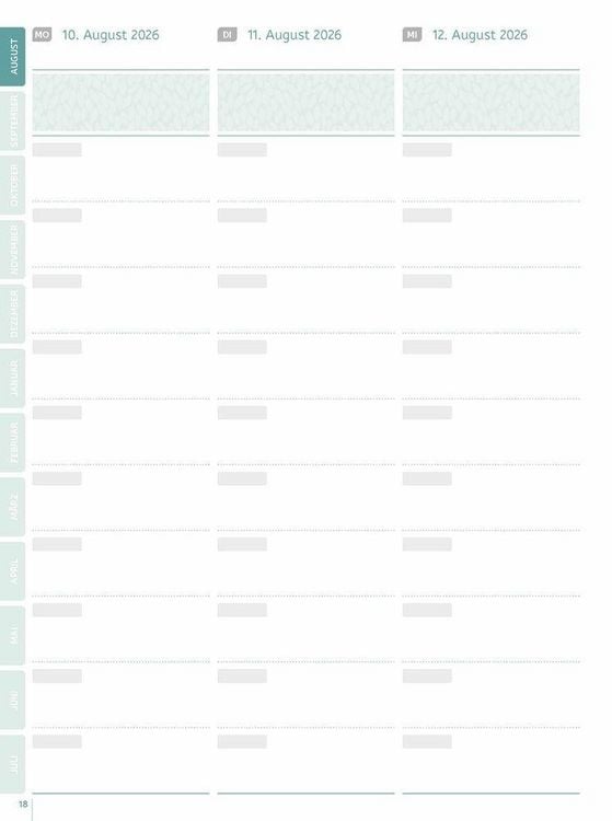 Produktbild: Mein Lehrerplaner A5+ &ndash; Ringbindung &ndash; Lehrerkalender f&uuml;r das Schuljahr 2026/2027 &ndash; Bl&auml;ttermeer