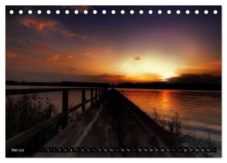 Produktbild: Mecklenburgische Seenplatte - zum Tr&auml;umen sch&ouml;n (Tischkalender 2026 DIN A5 quer), CALVENDO Monatskalender