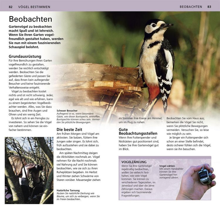 Produktbild: Gartenv&ouml;gel beobachten und bestimmen