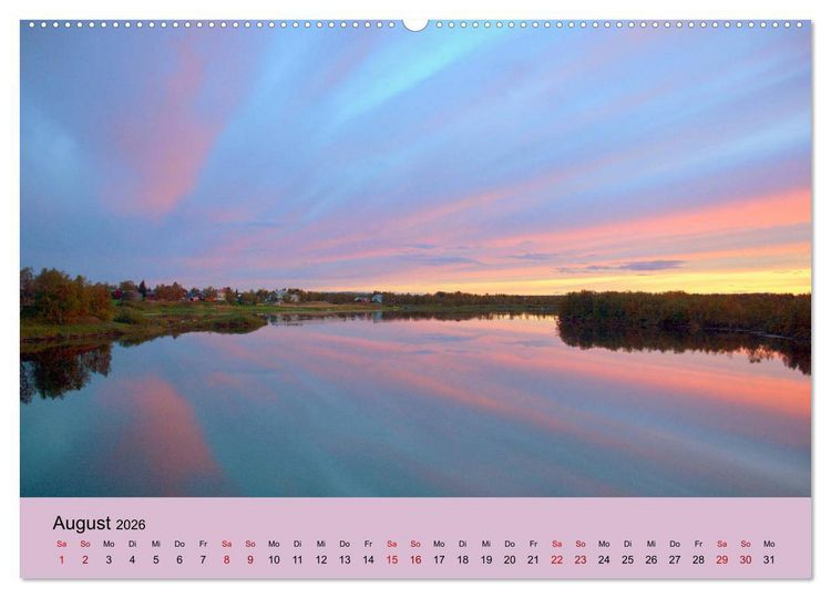Produktbild: Lichtstimmungen des Nordens (Wandkalender 2026 DIN A2 quer), CALVENDO Monatskalender