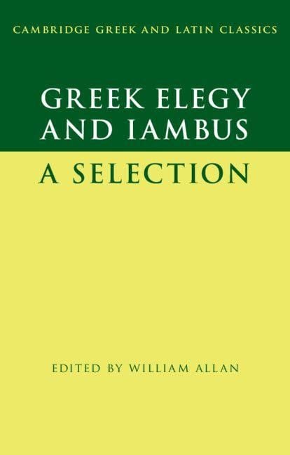 Produktbild: Greek Elegy and Iambus
