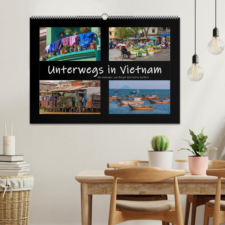Produktbild: Unterwegs in Vietnam (Wandkalender 2026 DIN A2 quer), CALVENDO Monatskalender