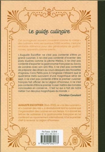 Produktbild: Le guide culinaire d'Escoffier