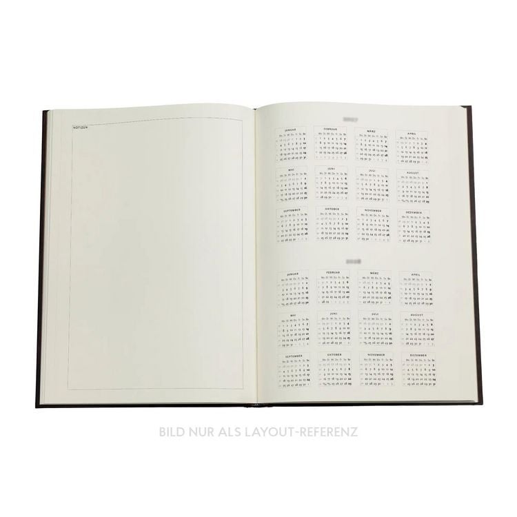 Produktbild: 12-Monatskalender 2027 Smaragdblume Grande Vertikal