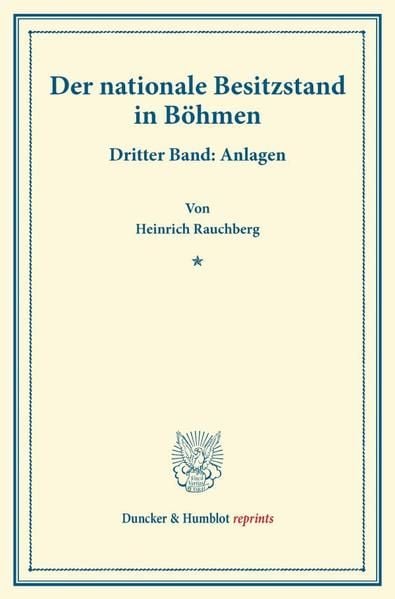 Produktbild: Der nationale Besitzstand in B&ouml;hmen.
