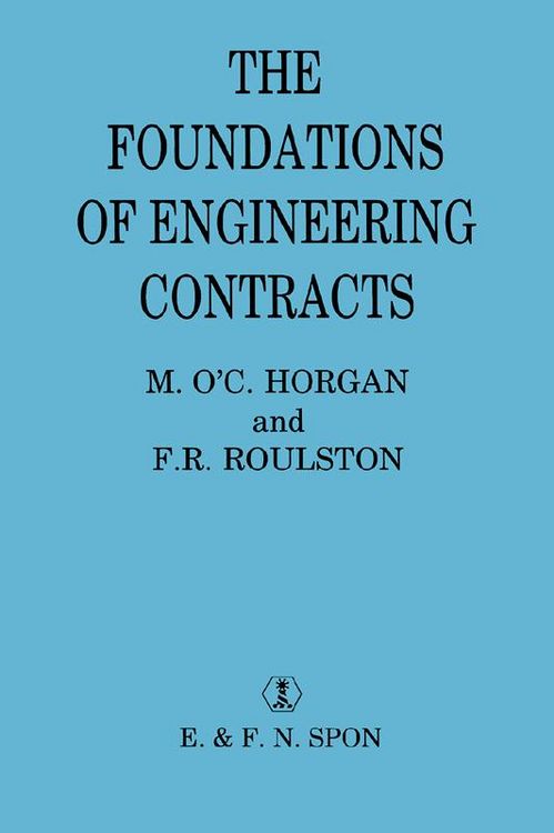 Produktbild: The Foundations of Engineering Contracts