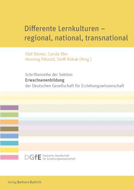 Produktbild: Differente Lernkulturen &ndash; regional, national, transnational