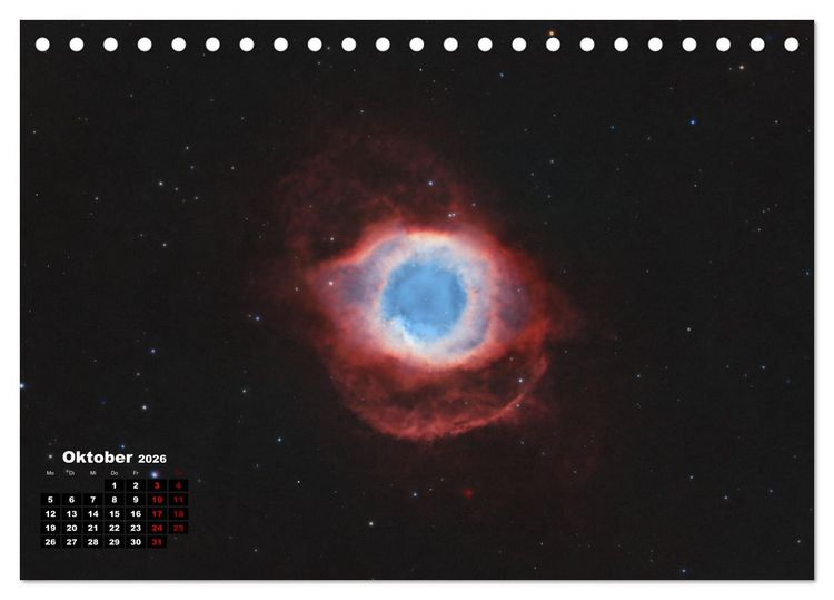 Produktbild: InfinityAstro - die Unendlichkeit im Bild - Astrofotos von Roland Schliessus (Tischkalender 2026 DIN A5 quer), CALVENDO Monatskalender
