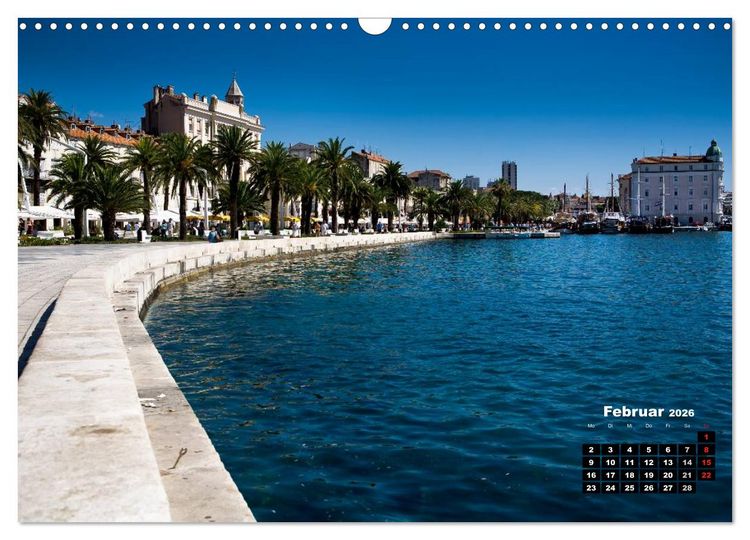 Produktbild: Kroatien - Split und die dalmatinische K&uuml;ste (Wandkalender 2026 DIN A3 quer), CALVENDO Monatskalender