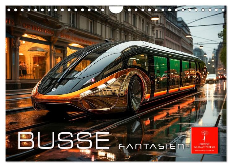 Produktbild: Busse Fantasien (Wandkalender 2026 DIN A4 quer), CALVENDO Monatskalender