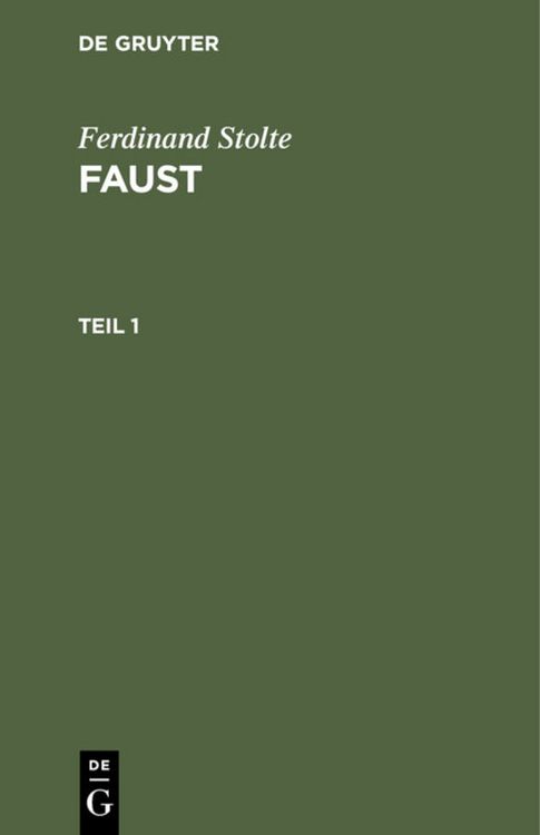 Produktbild: Faust. Teil 1