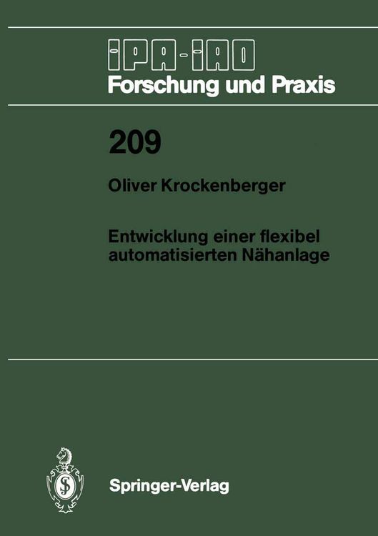 Produktbild: Entwicklung einer flexibel automatisierten N&auml;hanlage