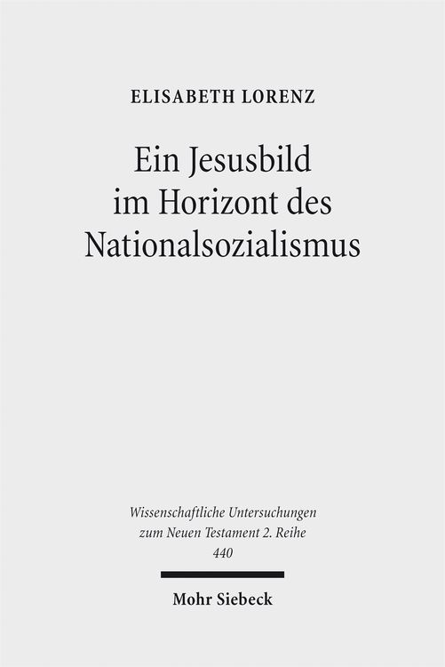 Produktbild: Ein Jesusbild im Horizont des Nationalsozialismus