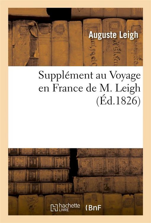 Produktbild: Suppl&eacute;ment Au Voyage En France de M. Leigh